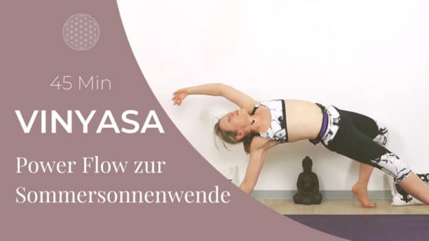 Vinyasa Yoga Flow zur Sommersonnenwende