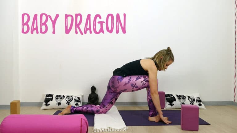 Yin Yoga Drache: Baby Drache