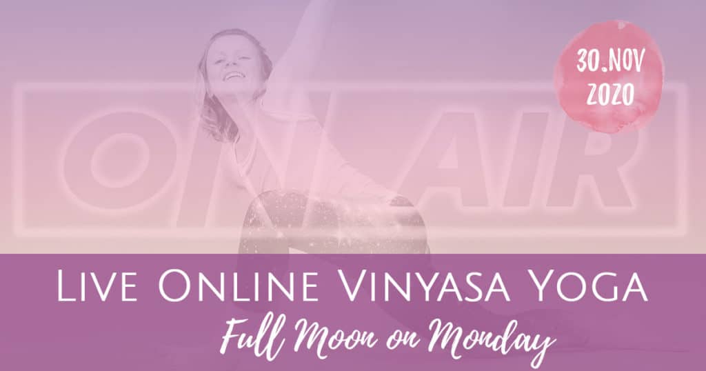 Full Moon on Monday Live Vinyasa Yoga