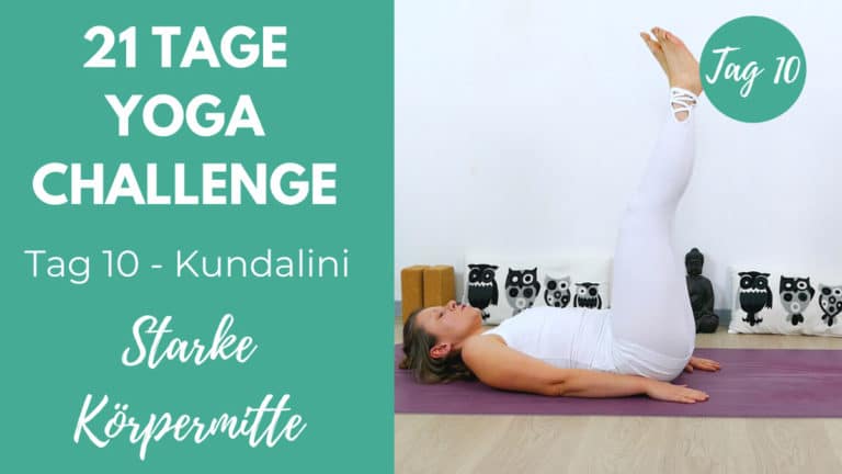 Kundalini Core Work starke Körpermitte | 21 Tage Yoga Challenge