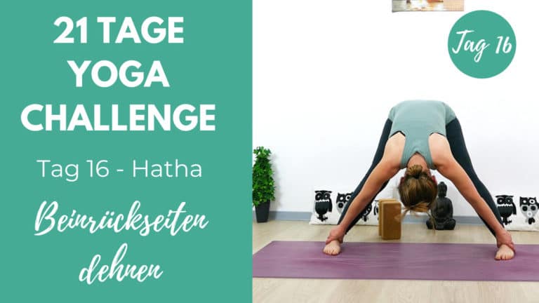 Hatha Yoga Beinrückseiten dehnen | 21 Tage Challenge