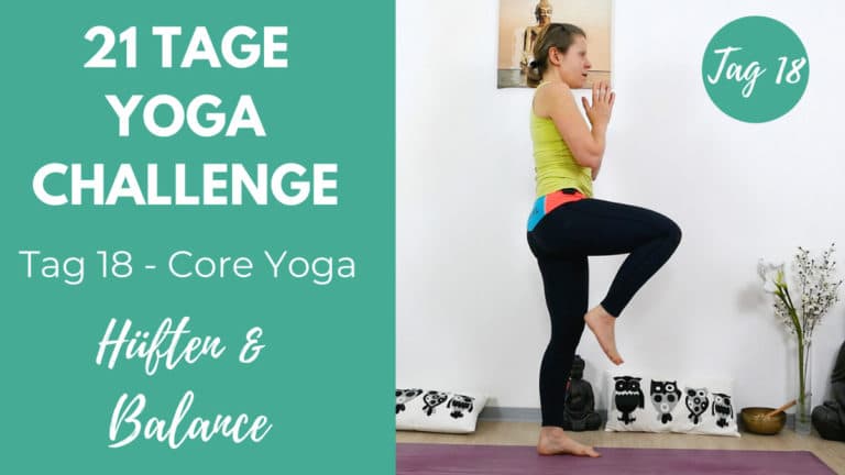 Core Yoga für Hüften & Balance | 21 Tage Yoga Challenge