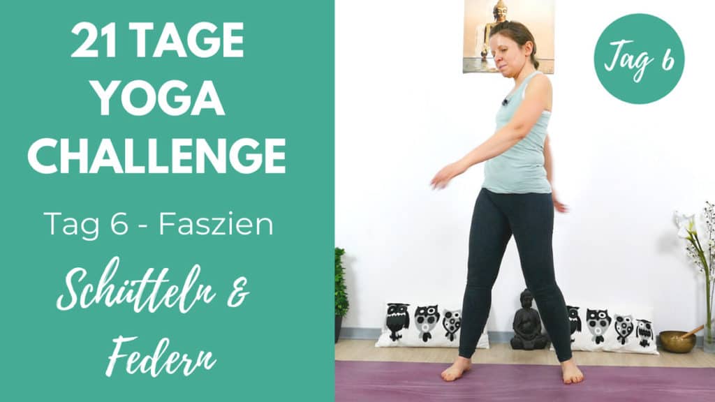 Faszien Yoga - Schwingen und Hüpfen | 21 Tage Yoga Challenge