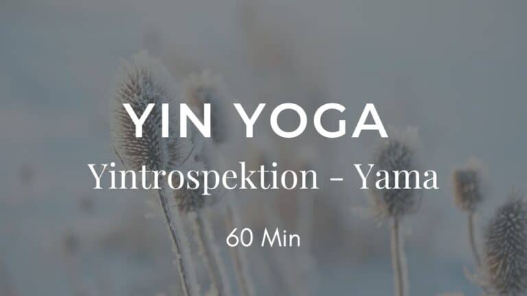 Yin Yoga - Yamas