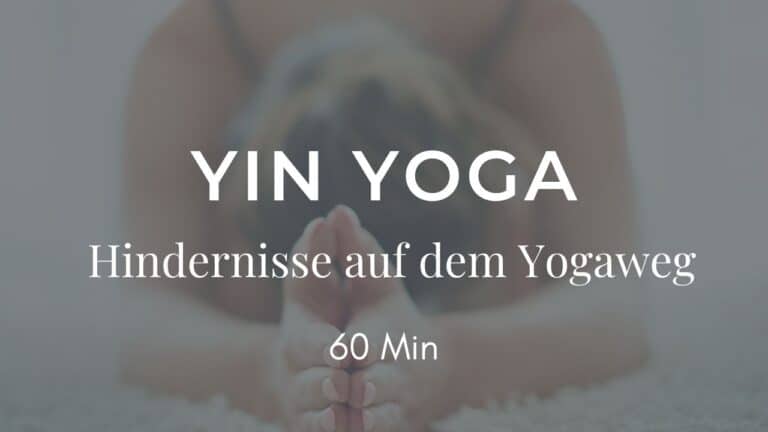 Yin Yoga - Kleshas: Hindernisse auf dem Yogaweg