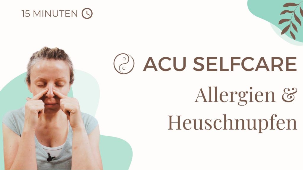 Akupressur-Selbstmassage bei Heuschnupfen & Allergien