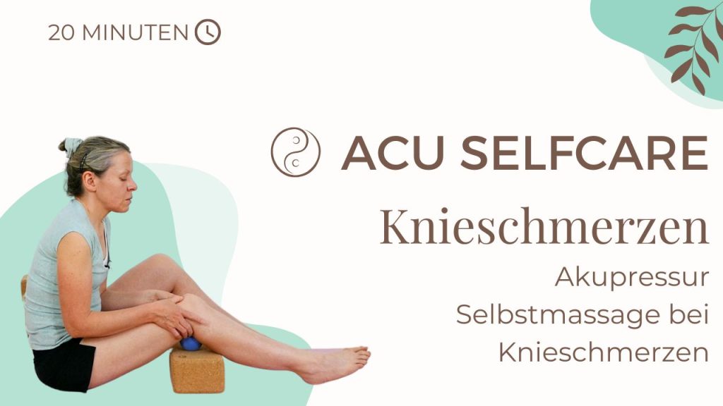 Akupressur Selbstmassage bei Knieschmerzen