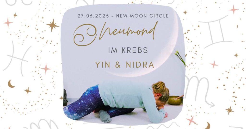 Neumond im Krebs – Restorative Yin & Nidra für emotionale Balance